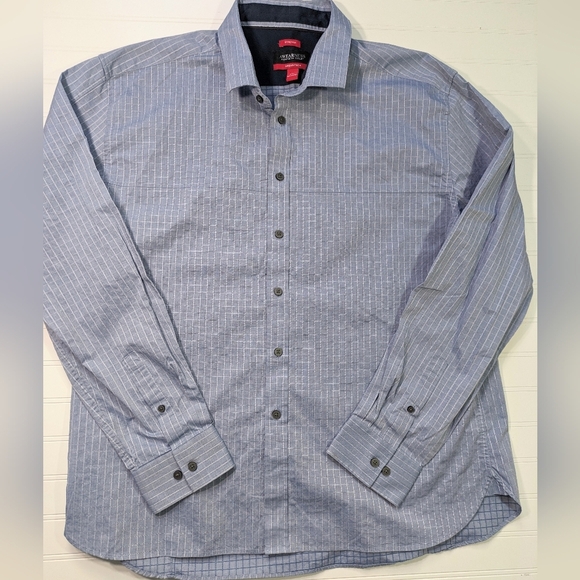 Kenneth Cole AWEAReness Stretch Button Down Shirt - Picture 1 of 4